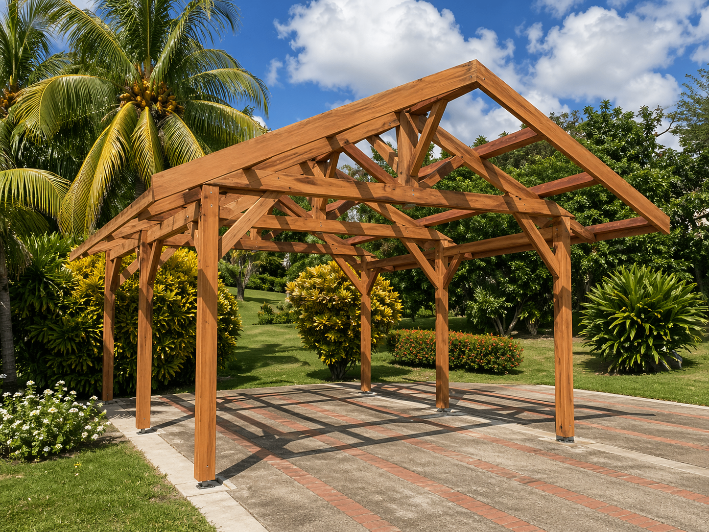 Charpente traditionnelle MCBC-ACI — Le François, Martinique