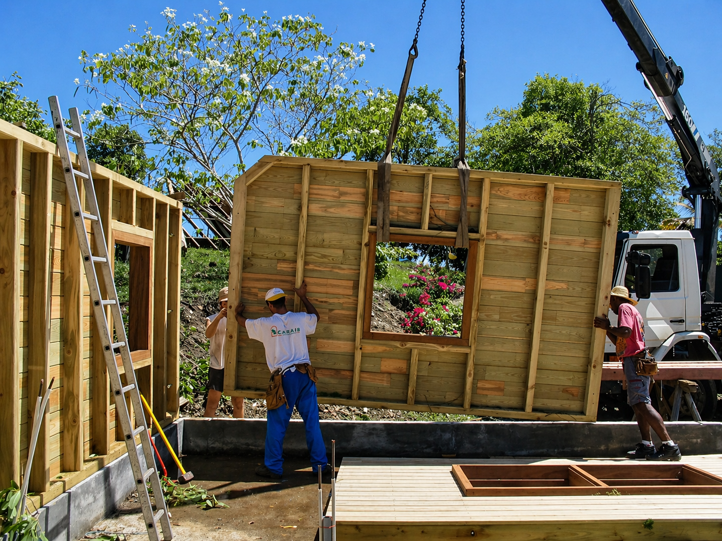 Construction maison ossature bois Martinique — MCBC-ACI